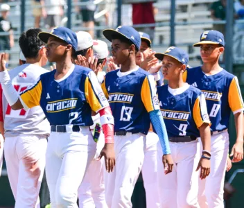 Pariba LL players happy to have Curacao on jersey